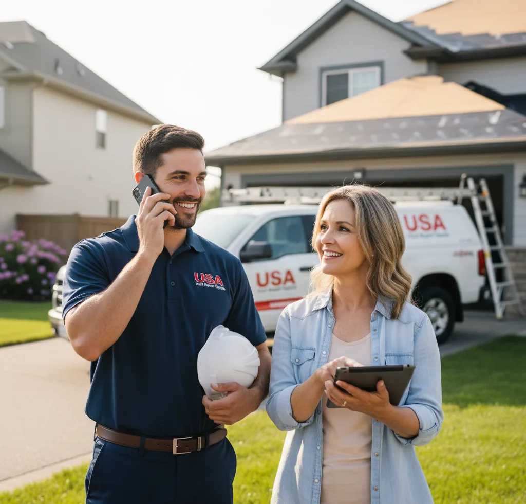 USA Roof Repair Experts customer support in Logan